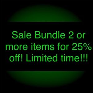 25 percent off if you buy 2 or more items